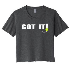 Got It Oops Yours Funny Pickleball Lovers Women's Crop Top Tee