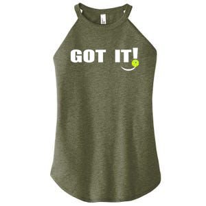 Got It Oops Yours Funny Pickleball Lovers Women's Perfect Tri Rocker Tank