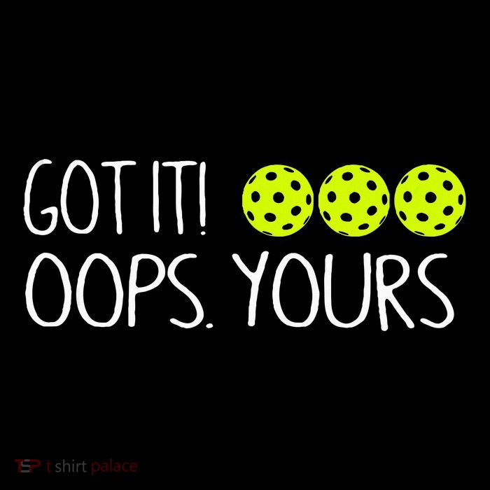 Got It Oops Yours Funny Pickleball Lovers Tank Top.Png Zip Tote Bag