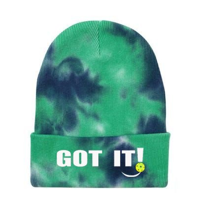 Got It Oops Yours Funny Pickleball Lovers Tie Dye 12in Knit Beanie