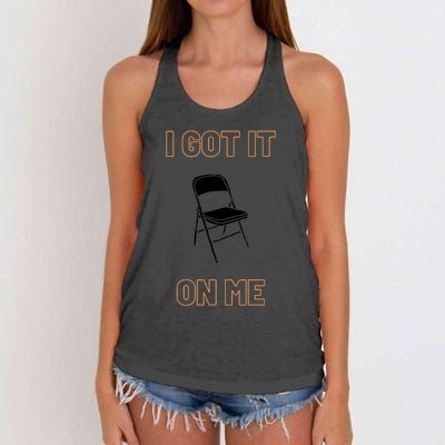 Got It On Me Folding Chair Women's Knotted Racerback Tank