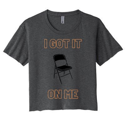 Got It On Me Folding Chair Women's Crop Top Tee