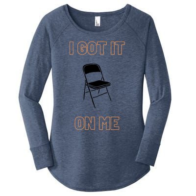 Got It On Me Folding Chair Women's Perfect Tri Tunic Long Sleeve Shirt