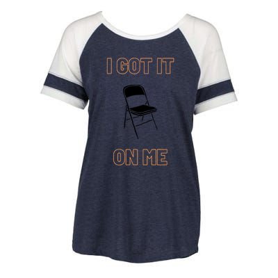 Got It On Me Folding Chair Enza Ladies Jersey Colorblock Tee