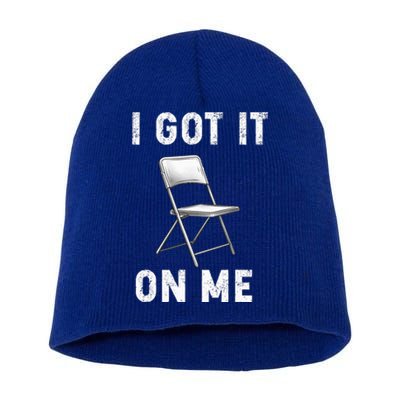 Got It On Me Folding Chair Short Acrylic Beanie