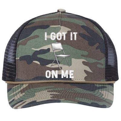 Got It On Me Folding Chair Retro Rope Trucker Hat Cap