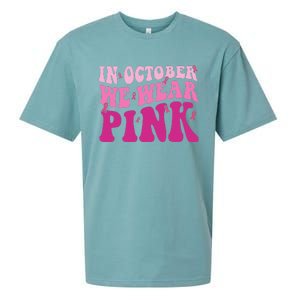 Groovy In October We Wear P.I.N.K Breast Cancer Sueded Cloud Jersey T-Shirt