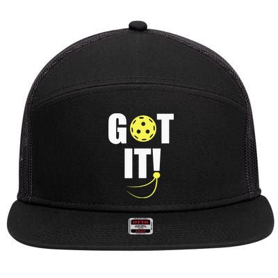 GOT IT! Wo Pickleball 7 Panel Mesh Trucker Snapback Hat