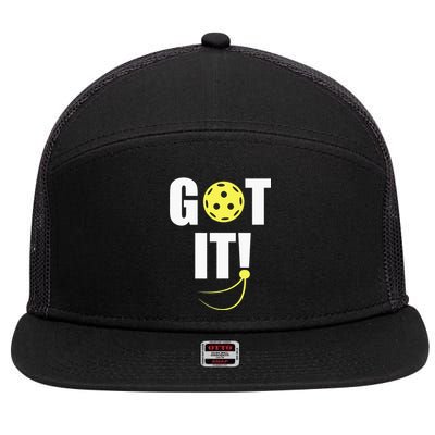 GOT IT! Wo Pickleball 7 Panel Mesh Trucker Snapback Hat