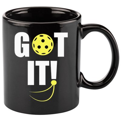 GOT IT! Wo Pickleball 11oz C Handle Ceramic Mug