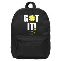 GOT IT! Wo Pickleball 16 in Basic Backpack