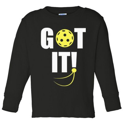 GOT IT! Wo Pickleball Toddler Long Sleeve Shirt