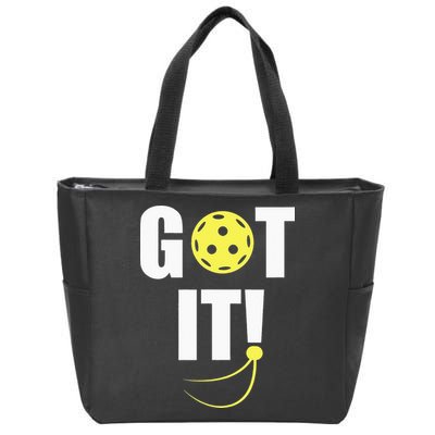 GOT IT! Wo Pickleball Zip Tote Bag