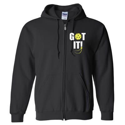 GOT IT! Wo Pickleball Full Zip Hoodie