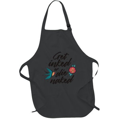 Get Inked Or Die Naked Tattoo Apron