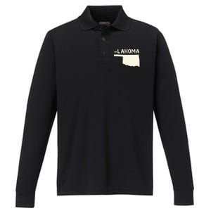 Gotfunny IM Oklahoma Performance Long Sleeve Polo