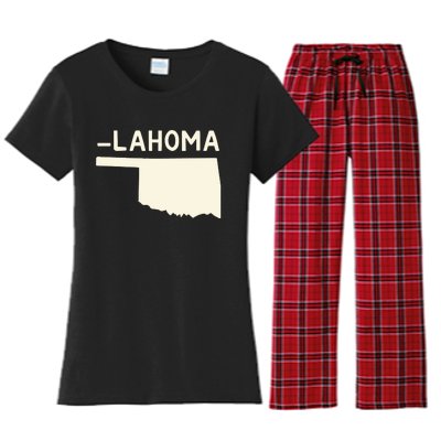 Gotfunny IM Oklahoma Women's Flannel Pajama Set