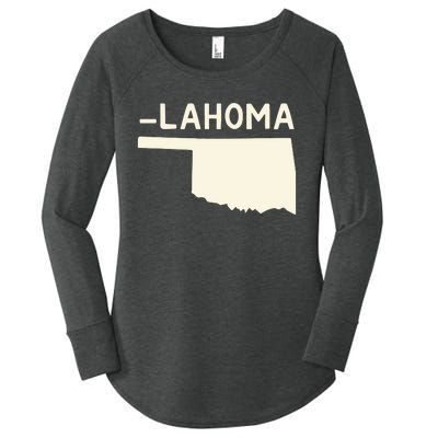 Gotfunny IM Oklahoma Women's Perfect Tri Tunic Long Sleeve Shirt