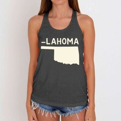 Gotfunny IM Oklahoma Women's Knotted Racerback Tank