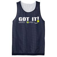 Got It Oops Yours Funny Pickleball Lovers Mesh Reversible Basketball Jersey Tank