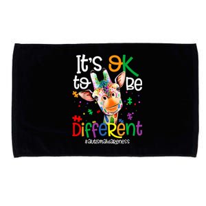 Giraffe Its Okay To Be Different Autism Awareness Microfiber Hand Towel