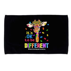 Giraffe It's Ok To Be Different ASD Awareness Microfiber Hand Towel