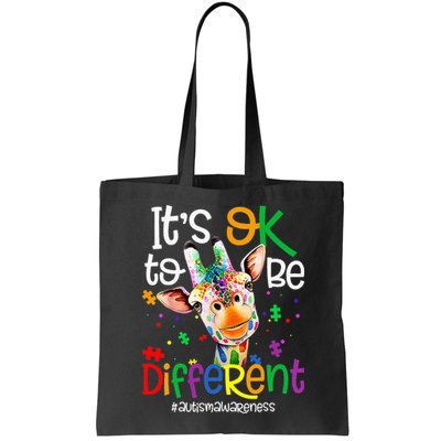 giraffe its okay to be different ASD Awareness Bag