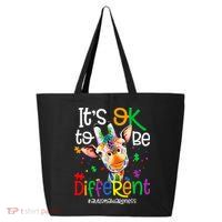giraffe its okay to be different ASD Awareness 25L Jumbo Tote