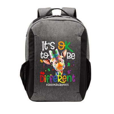 giraffe its okay to be different ASD Awareness Vector Backpack