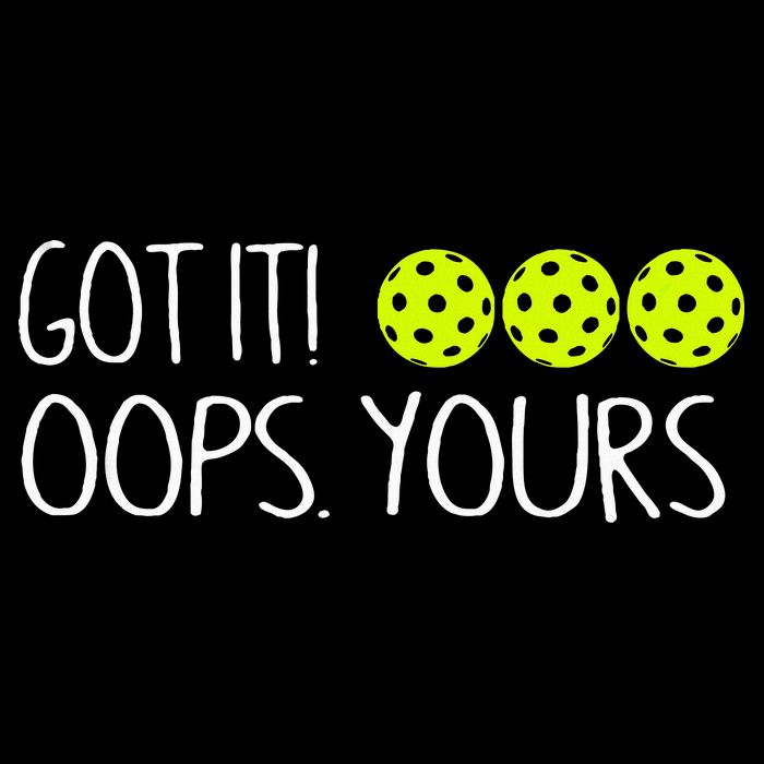 Got It Oops Yours Pickleball Lovers 7-Panel Snapback Hat