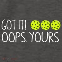 Got It Oops Yours Pickleball Lovers Vector Backpack