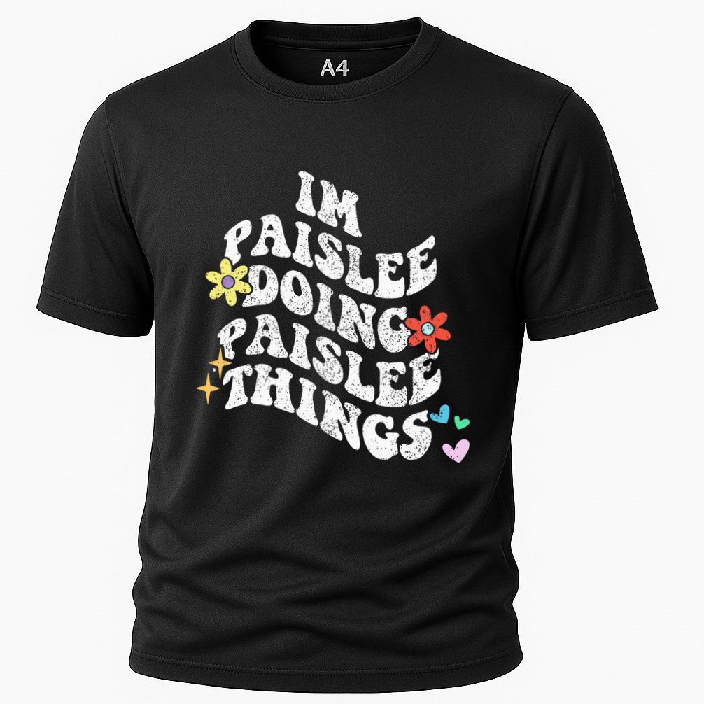 Groovy Im Paislee Doing Paislee Things Funny MotherS Day Cooling Performance Crew T-Shirt