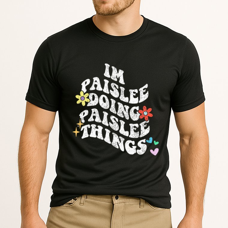 Groovy Im Paislee Doing Paislee Things Funny MotherS Day Cooling Performance Crew T-Shirt