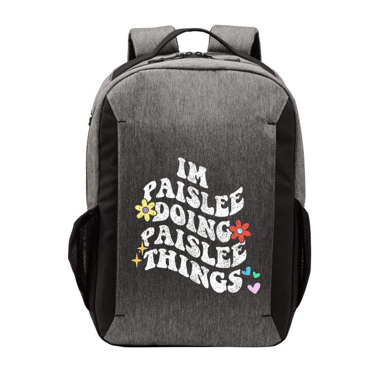 Groovy Im Paislee Doing Paislee Things Funny MotherS Day Vector Backpack
