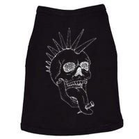 Grunge Indie Punk Rock Skull With Mohawk Doggie Tank