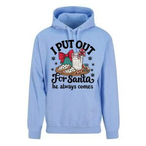 Groovy I Put Out For Santa He Always Comes Christmas Holiday Gift Unisex Surf Hoodie