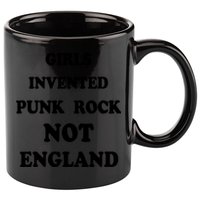 Girls Invented Punk Rock Not England 11oz C Handle Ceramic Mug