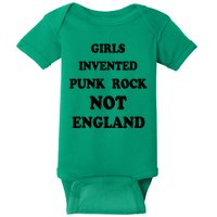 Girls Invented Punk Rock Not England Baby Bodysuit