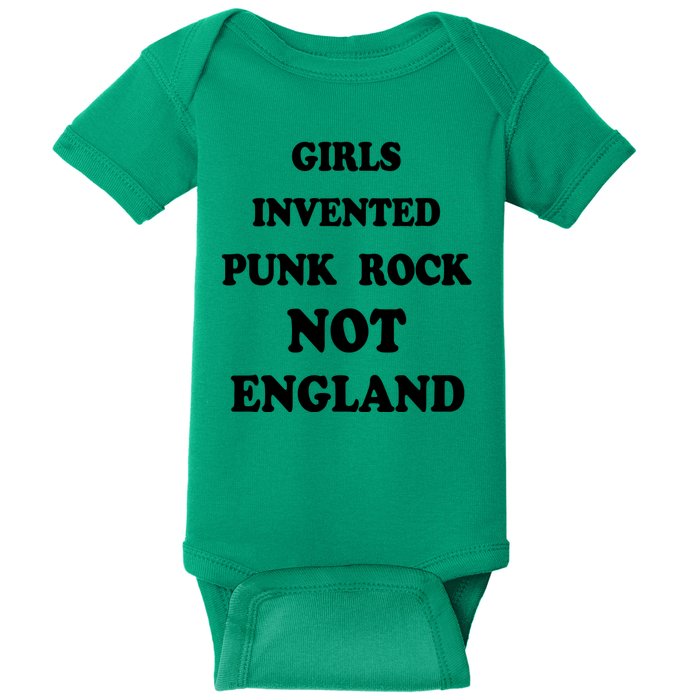 Girls Invented Punk Rock Not England Baby Bodysuit