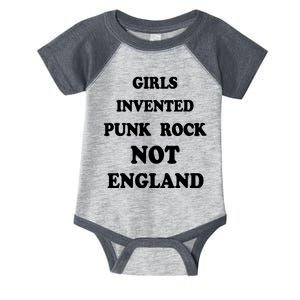 Girls Invented Punk Rock Not England Infant Baby Jersey Bodysuit