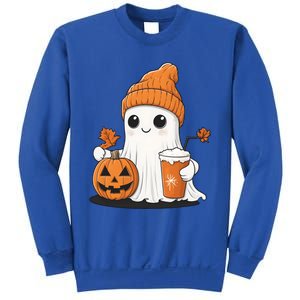 Ghost Ing Pumpkin Spice Coffee Halloween Thanksgiving Funny Gift Sweatshirt