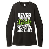 Girl In Poodle Socks - Irish Dancer Ceili Reel Dance Feis Womens CVC Long Sleeve Shirt