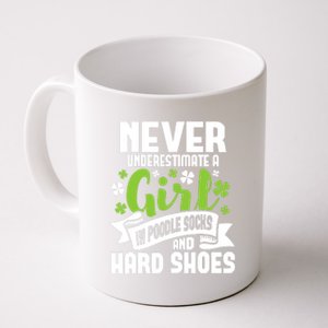 Girl In Poodle Socks - Irish Dancer Ceili Reel Dance Feis Coffee Mug