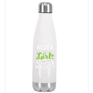 Girl In Poodle Socks - Irish Dancer Ceili Reel Dance Feis Stainless Steel Insulated Water Bottle