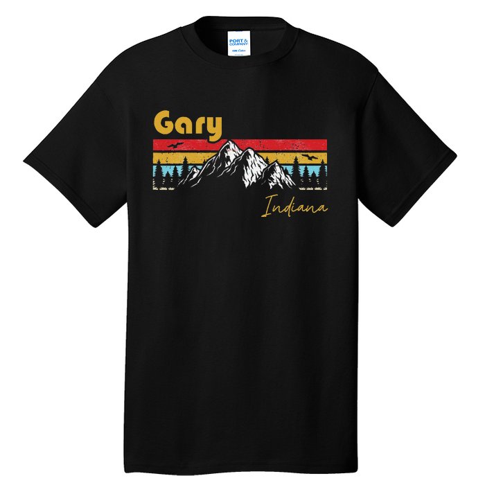 Gary Indiana Roots Hometown Vintage Home State Pride Tall T-Shirt