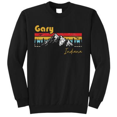 Gary Indiana Roots Hometown Vintage Home State Pride Tall Sweatshirt