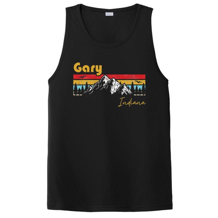 Gary Indiana Roots Hometown Vintage Home State Pride PosiCharge Competitor Tank