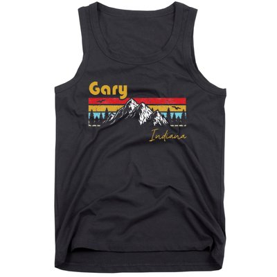 Gary Indiana Roots Hometown Vintage Home State Pride Tank Top