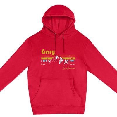 Gary Indiana Roots Hometown Vintage Home State Pride Premium Pullover Hoodie