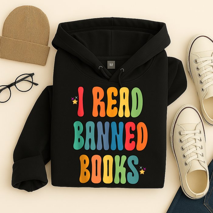 Groovy I Read Banned Books Librarian Reader Bookworm Hoodie